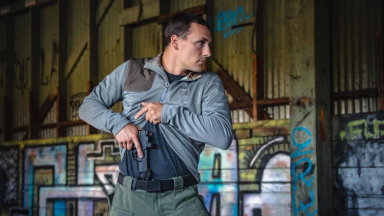 Strong-Side Pistol Draw Tactics from Closed Front Garments