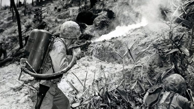 American Flamethrowers in World War II