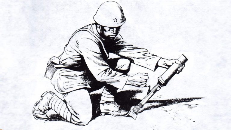 Japanese Model 89 Knee Mortar