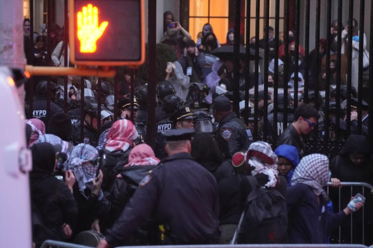 A Bomb Threat Targeted Gaza Protesters. Why Did They Get Blamed?