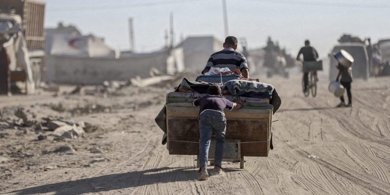 Escaping Israeli Bombing Bankrupts Gazan Families